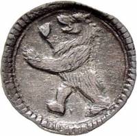 (№1737km18(appenzell)) Монета Швейцария 1737 год 1 Pfennig